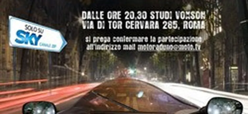 La festa di MotoTv: venedrì 4 maggio