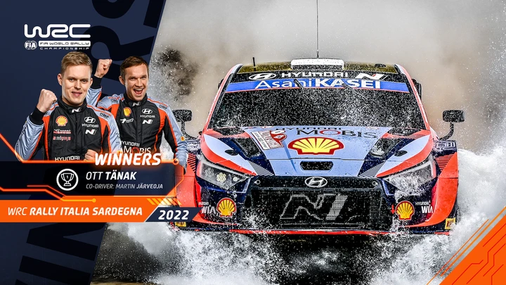 WRC Rally Italia: Tanak domina e vince