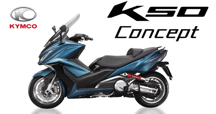 Kymco K50 Concept: dettagli tecnici del nuovo maxi scooter