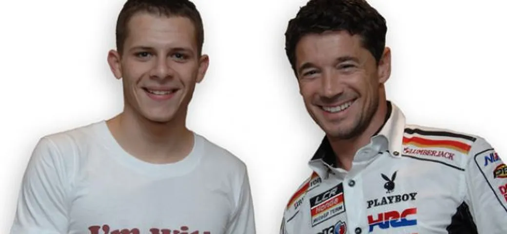 Stefan Bradl nel 2012 in MotoGP con il Team LCR Honda