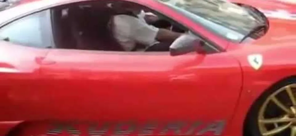 Super car driver idiots