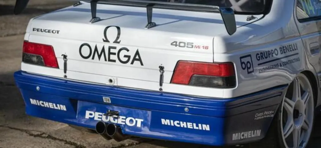 La Peugeot 405 Mi16 di Giovanardi protagonista all'Historic Minardi Day