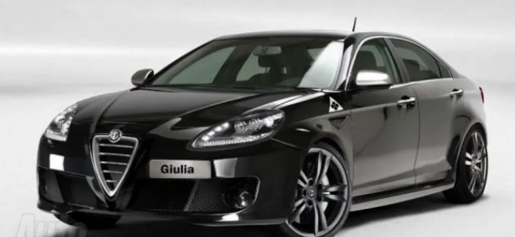 Alfa Romeo Giulia: ricostruzione grafica della Quadrifoglio Verde