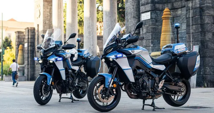 Yamaha, 170 Tracer 9 alla Polizia di Stato