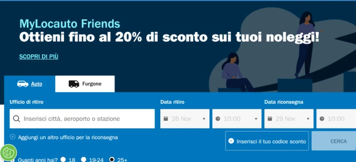Con Locauto il noleggio di auto e furgoni è in sconto del 20% - Autoblog