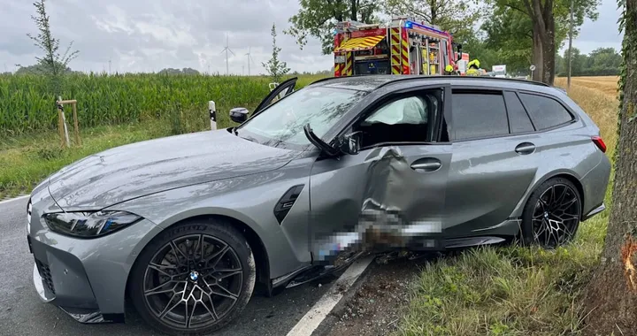 Un 21enne distrugge una BMW M3 durante un test drive: 100.000 euro in fumo