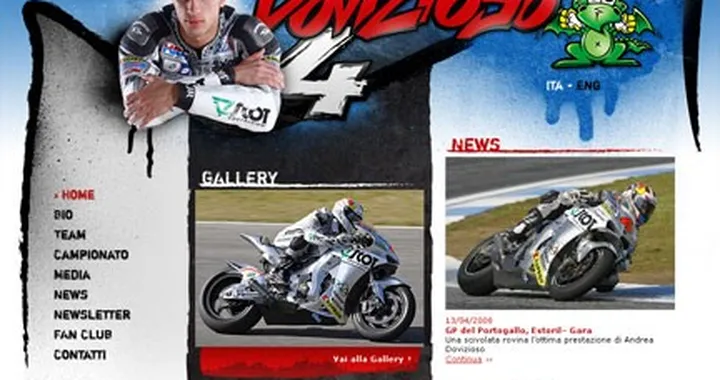 Nuovo sito internet per Andrea Dovizioso