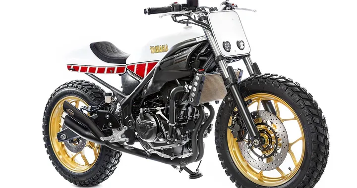La Yamaha MT-03 del 12enne Moritz Bree: piccoli customizers crescono