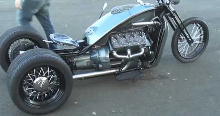 V8 Ford Flathead trike