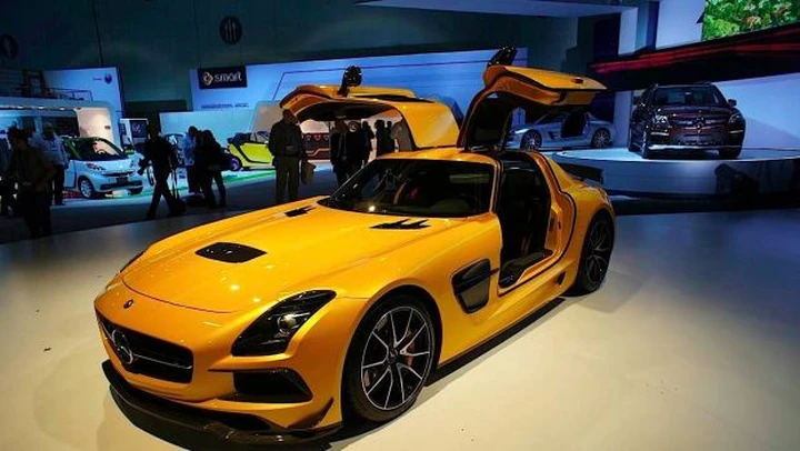 Mercedes SLS AMG Black Series al Salone di Los Angeles 2012 Live