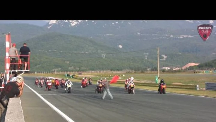 Video: giornata in pista del Ducati Club Slovenija