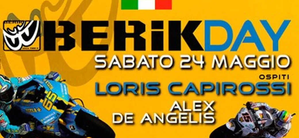 Berik Day: Capirossi e De Angelis al Berik Store di Montesilvano