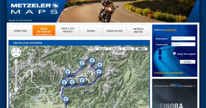 Metzeler lancia MetzelerMaps