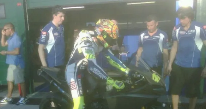Valentino Rossi di nuovo in sella a Misano
