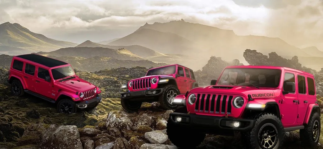 Jeep Wrangler Tuscadero Pink: un colore per distinguersi