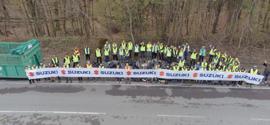 Suzuki: il Save The Green 2024 ha portato alla raccolta di 1.640 kg di rifiuti