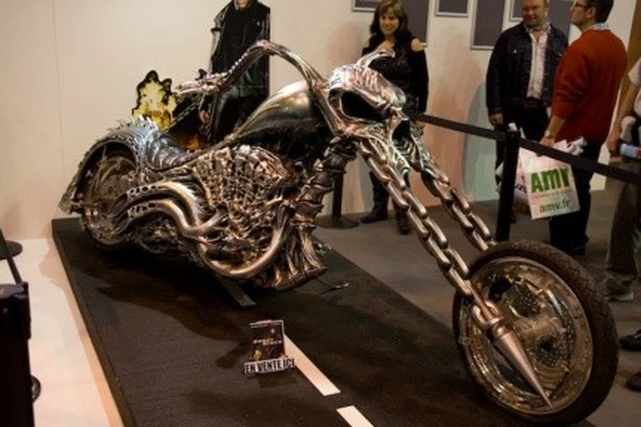 La moto di Ghost Rider