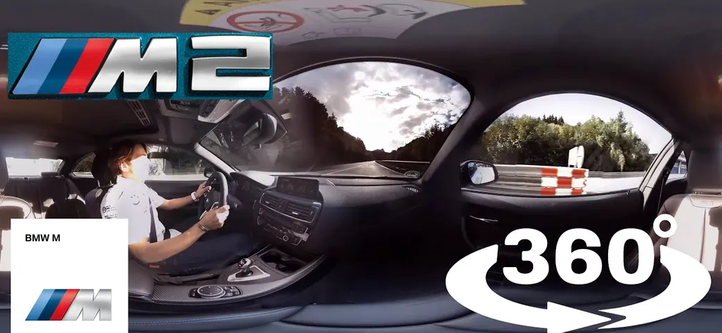 BMW M2 (360° video): Join race driver Farfus for a lap on the Salzburgring.
