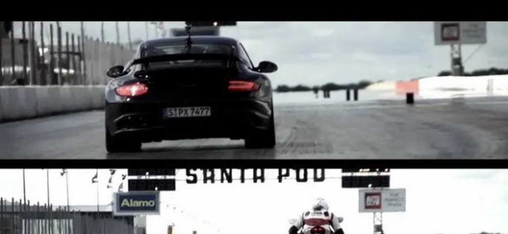 Porsche GT2 RS vs Ducati 1199 Panigale S /video