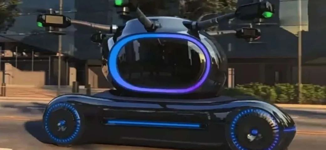 Gove, il pod volante che si trasforma in un'auto: ecco come funziona