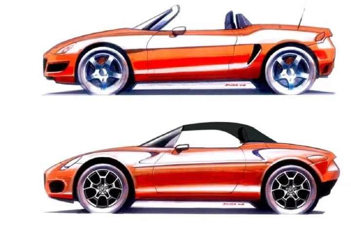 L'Alfa Romeo Spider a motore centrale che doveva sfidare la Boxster