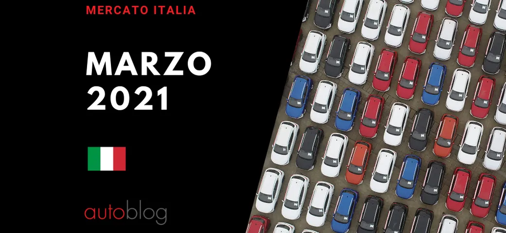 Mercato auto Italia: le immatricolazioni di marzo 2021