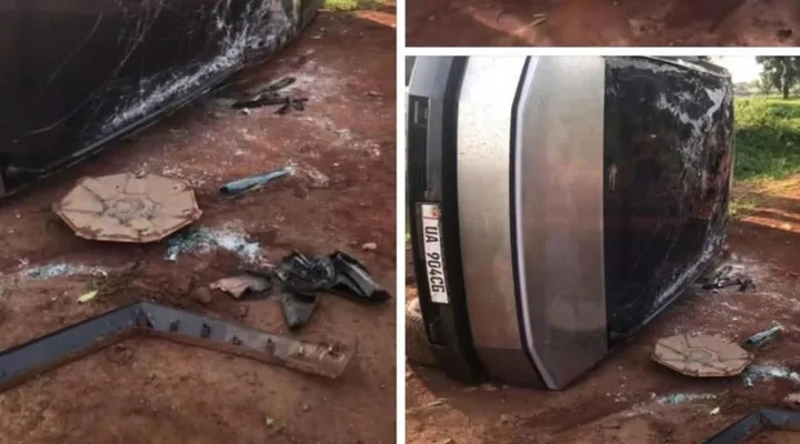 L'unico Tesla Cybertruck in Uganda si ribalta durante un test drive