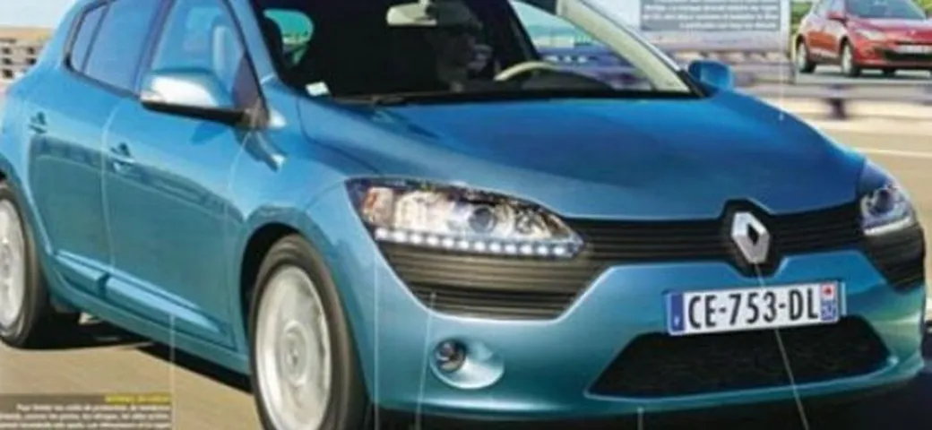 Renault Mégane: prima ricostruzione grafica del restyling