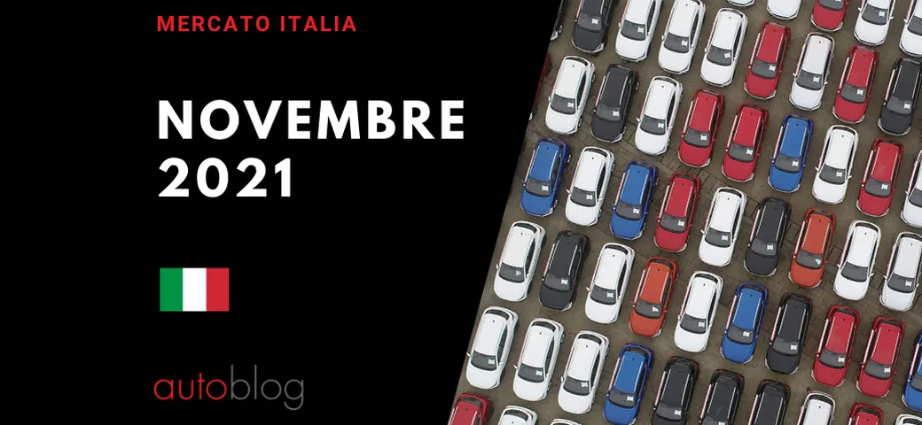 Mercato auto Italia: a novembre -24,6%