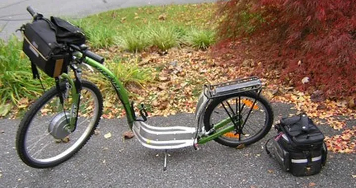 Scooter elettrico fatto in casa