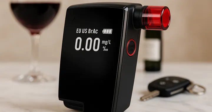 Guida senza rischi né sorprese: l'etilometro tascabile è in offerta su Amazon