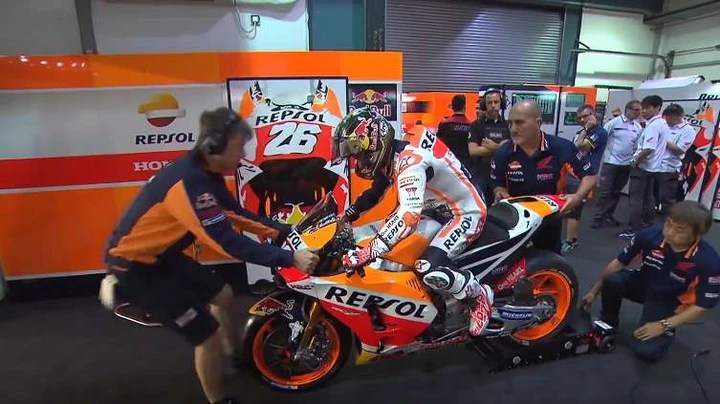 Team Honda HRC, il video del primo giorno di test