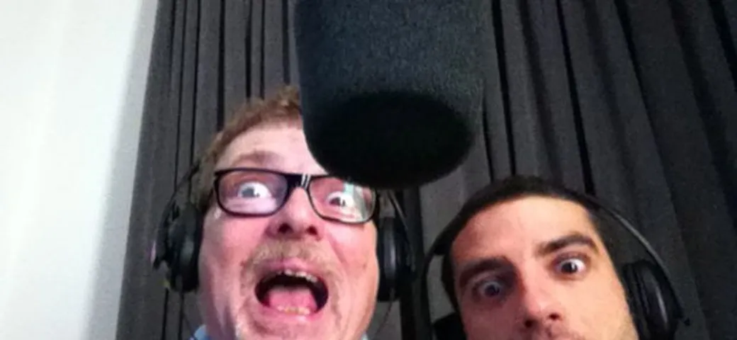 Foto del giorno: telecronisti folli (DiPi e Macio)