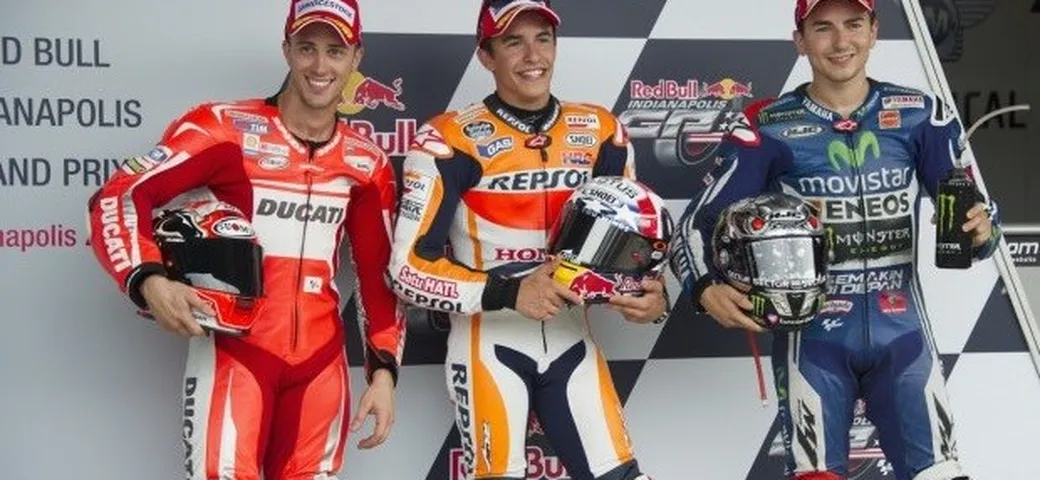 MotoGP Indianapolis 2014: Marc Marquez in pole su Dovizioso e Lorenzo, 5° Valentino Rossi [FOTO]