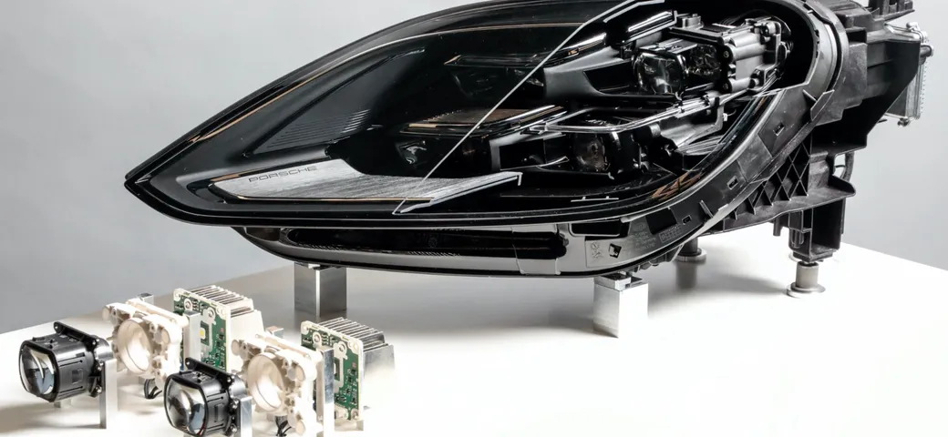 Porsche: nel 2023 i nuovi fari Matrix HD