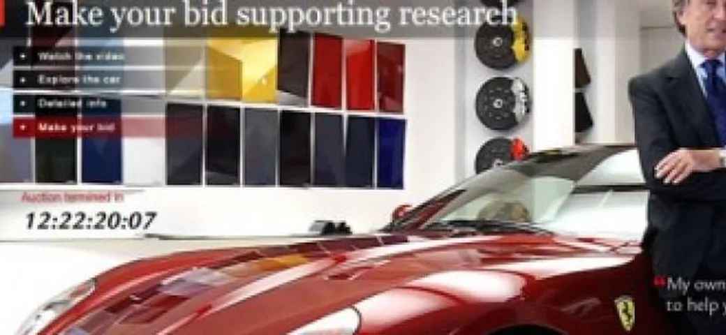 Ferrari: all'asta la 599 GTB di Montezemolo