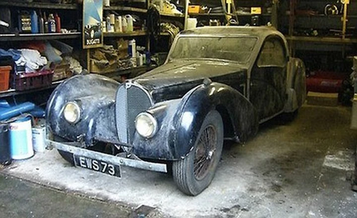 Ritrovata una Bugatti 57S Atalante: 6 milioni di Euro per gli eredi
