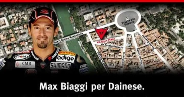 Incontra Max Biaggi al D-Store Dainese di Roma