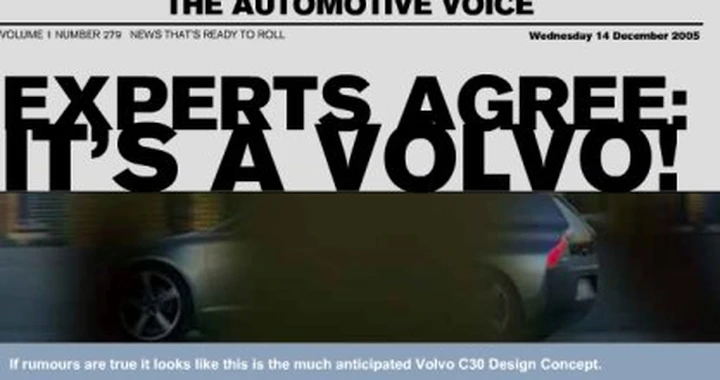 Teaser Volvo C30