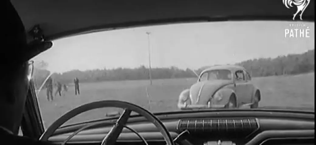 Crash test: quando ancora non c'erano i manichini...