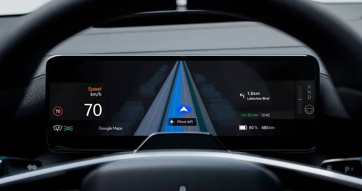Polestar 4 integra Live Lane Guidance di Google Maps: guida più sicura