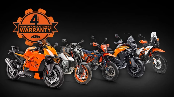 KTM estende la Garanzia Premium a 4 anni su tutta la gamma stradale dal 2025
