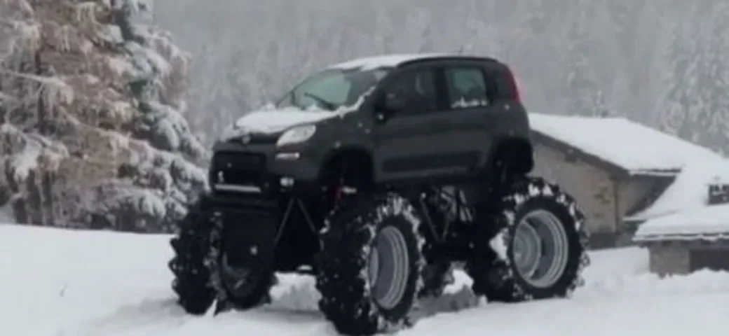 Video Nuova Fiat Panda 4x4: anche Monster Truck