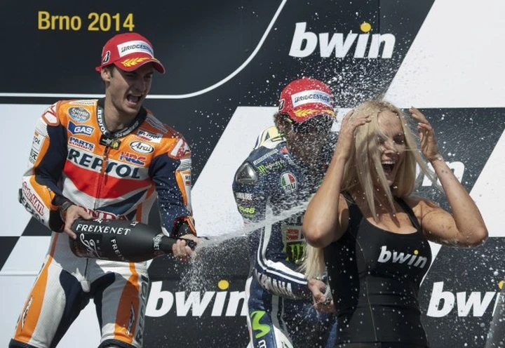 MotoGP Brno 2014: vince Dani Pedrosa su Lorenzo e Rossi, Marquez giù dal podio [FOTO]