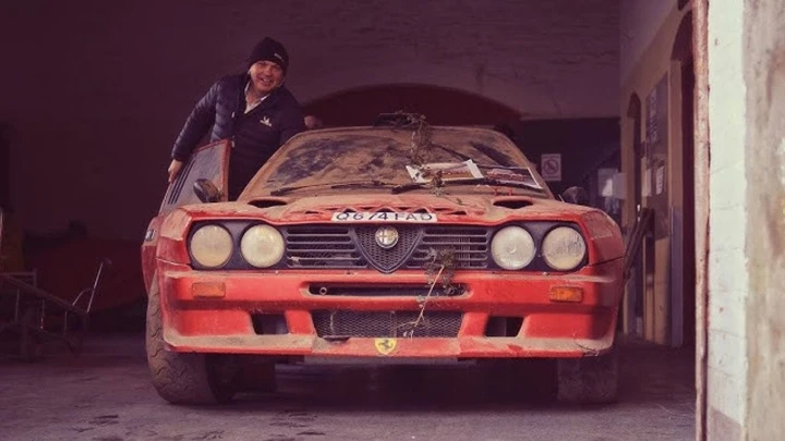 Tornata alla luce l'Alfa Romeo Alfasud Sprint con motore V8 Ferrari