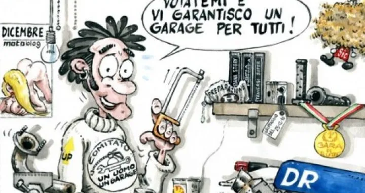 Comitato un uomo in garage, campagna elettorale