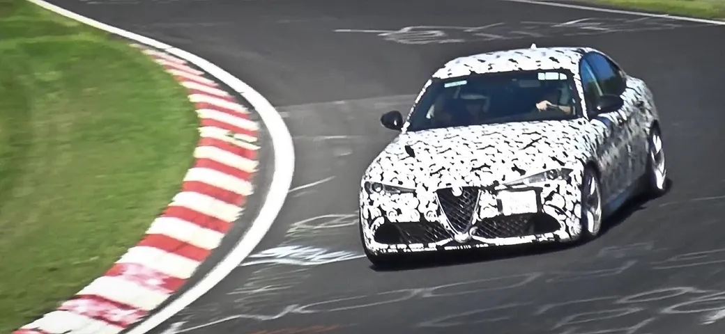 Alfa Romeo Giulia Quadrifoglio al Nurburgring [Video]