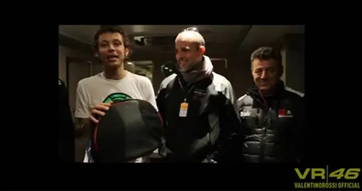 Il casco con la tartaruga di Valentino Rossi