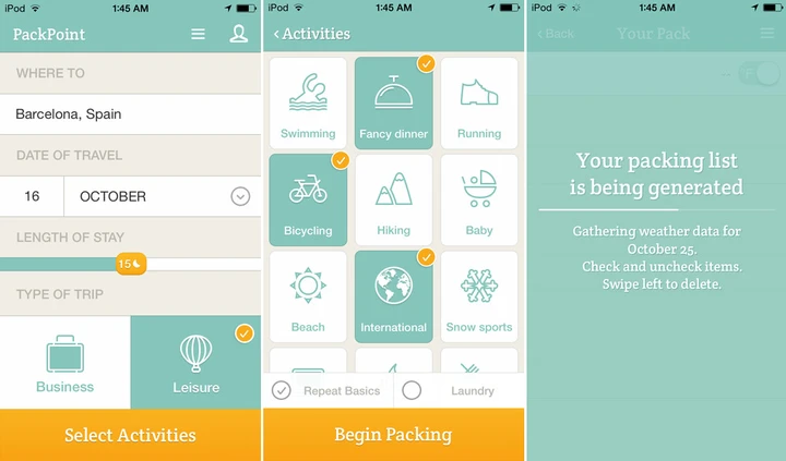 Le migliori app per auto: PackPoint