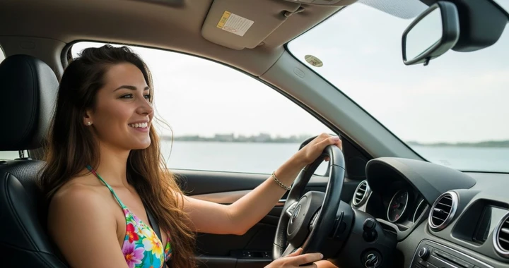 Viaggi comodi e freschi con il cuscino da auto in memory scontato su Amazon